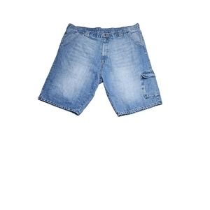 Karl Kani Shorts Blue Denim Hip Hop Streetwear Men's Size 46